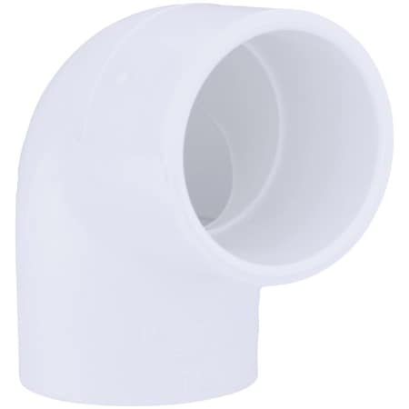 Charlotte Pipe And Foundry 1-1/4 In. Slip x Slip Schedule 40 90 Deg. PVC Elbow 1/4 Bend PVC 02300  1200HA